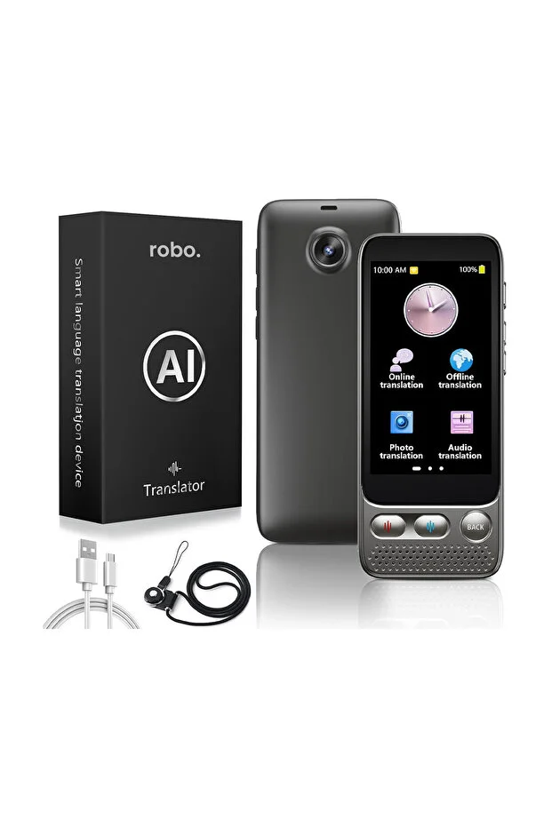 ROBO Yapay Zeka Çeviri Cihazı 142 Dil